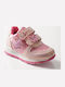 Kids Sneakers with Scratch Pink
