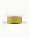 Weihnachtskranz Polyestersatin Gold Dust Gold 6,7cm x 9m 229.001.0135.04