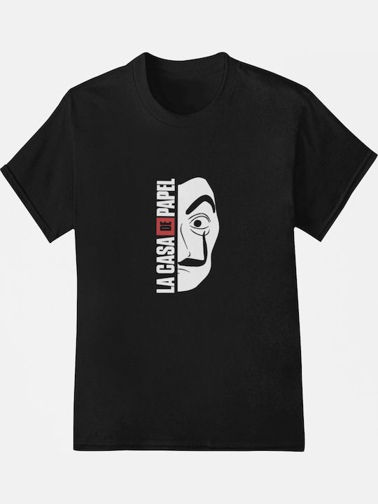 T-shirt La Casa De Papel Money Heist Black