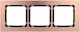 Deco Universal Frame Triple Brushed Aluminium Frame Copper Bottom Black 9-12-dra-3