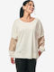 Women's Blouse Cotton Ecru