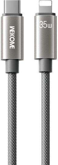 WK USB-C zu Lightning Kabel 35W Gray 1.2m (250929)