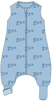 Baby Bliss Winter Schlafsack in Silbergrau