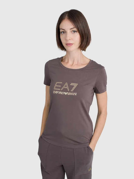 Emporio Armani Γυναικείο T-shirt Καφέ