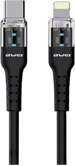 Awei Редовна USB-C към Lightning кабел 20W 1м (003537)