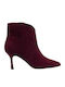 Ghete Dama Din Catifea Burgundy