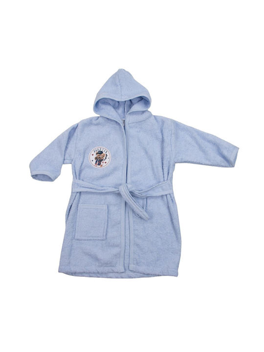 Iggy Kids Hooded Bathrobe Sky Blue