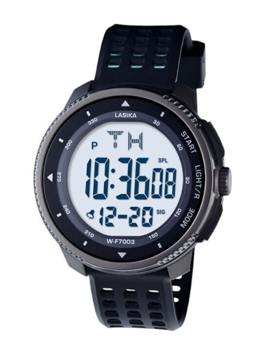Digital Men's Watch 56mm Battery With Black Gre...