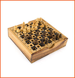 Paradise Waterfalls Chess Pawns Chessboard
