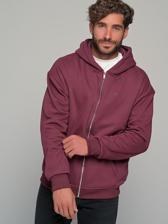 Daily Layer Суитшърт с Качулка Burgundy