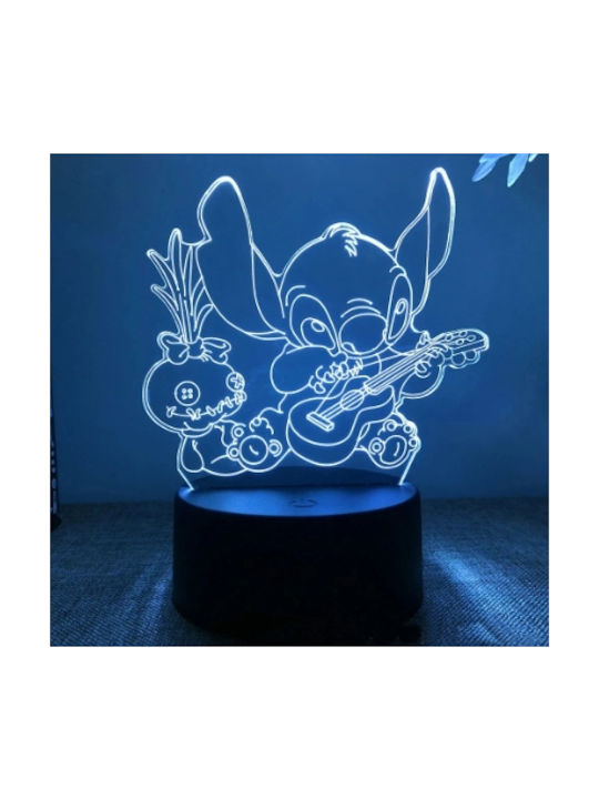 Lumini LED Lampă decorativă pentru copii Stitch 3εκ.