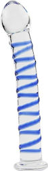 Smd Celestial Glass Dildo Blue Raised Spiral Texture & Mushroom Tip 17cm Clear Blue Smd Celestial Glass Dildo Blue Raised Spiral Texture & Mushroom Tip 17cm Clear Blue
