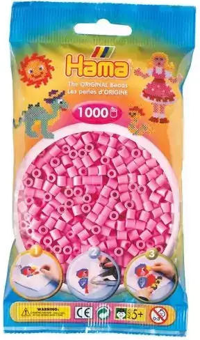 Hama Mosaikperlen 207489 1-26 1000 Stück Rosa