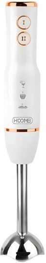 Hoomei Ραβδομπλέντερ με Ανοξείδωτη Ράβδο 500W Λευκό