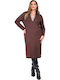 Midi Dress for Wedding - Christening Brown
