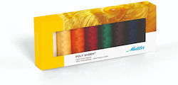 Set Fire Broderie Poly Sheen 8 Piese Mettler