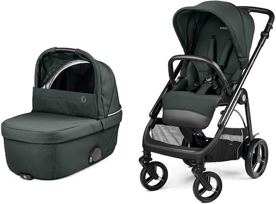 Peg Perego Veloce Brio Modular Ρυθμιζόμενο Καρότσι 2 σε 1 Kατάλληλο για Nεογέννητο Πράσινο 10.7kg