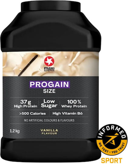 MaxiNutrition Progain Size Protein Whey Gluten Free with Flavor Vanilla 1.2kg
