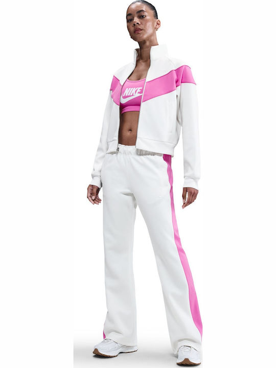 Nike Sportswear Women's Sports Jacket for Winter Ecru HJ1016-133