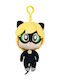 P.m.i Miraculous Clip On Plush Characters S1 Catnoir