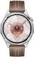 Huawei Watch GT 6 Stainless Steel 46mm Waterproof with Heart Rate Monitor (Brown Leather)