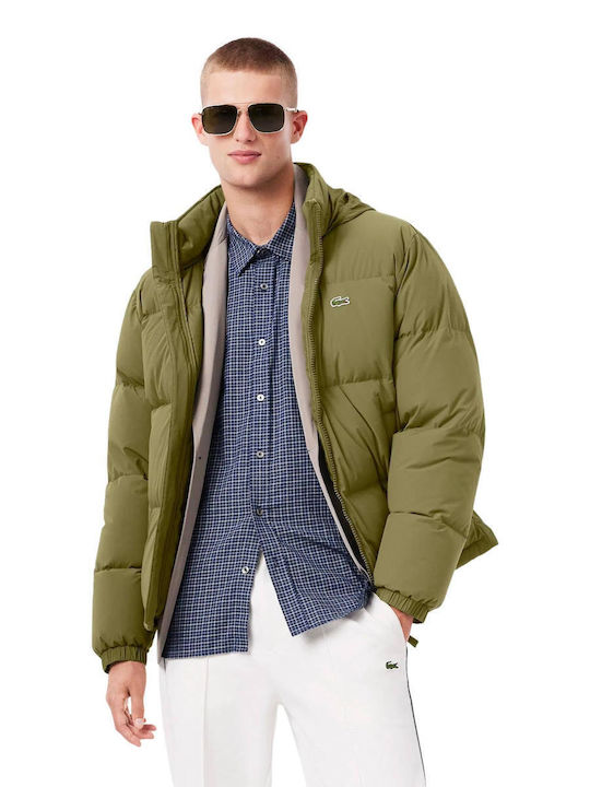 Lacoste Jacket Waterproof Olive