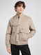 Jacke Bomber Ecru