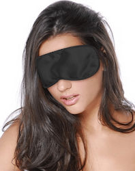 Smd Total Black Satin Eye Mask Bdsm Μάσκα Black