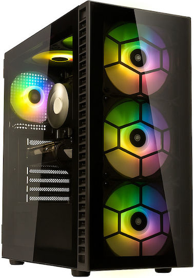 Vengeance Eclipse-V3 Gaming Desktop PC (Ryzen 5-5500/16GB DDR4/512GB SSD/GeForce RTX 5050/No OS)