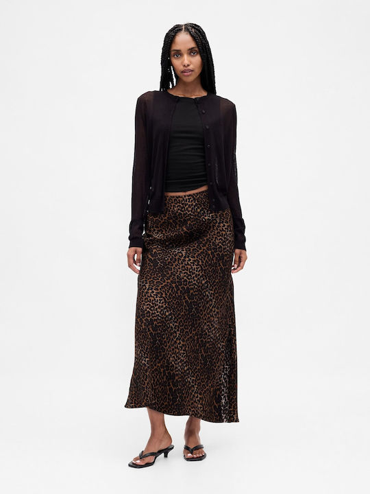 GAP Maxi Φούστα Λεοπάρ Leopard Brown