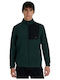 Cardigan Fleece pentru Bărbați Verde
