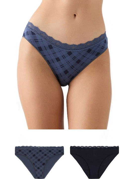 Minerva Fimelle Femei Slip 2Pack Marine