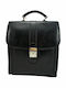 Herren Ledertasche Schulter / Crossbody Schwarz