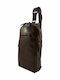 Leather Men's Bag Sling Brown