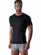 Men's Undershirts Short-sleeved Black 2Pack