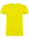 Roly Ανδρικό Διαφημιστικό T-shirt Κοντομάνικο Yellow