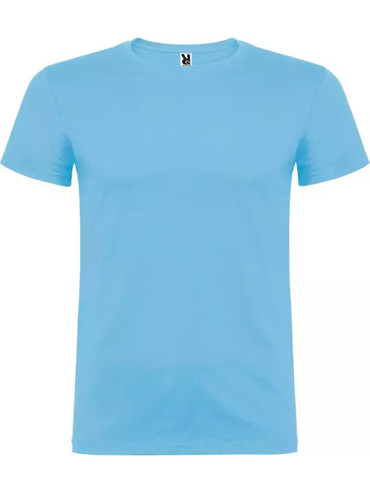Roly Ανδρικό Διαφημιστικό T-shirt Κοντομάνικο Sky Blue