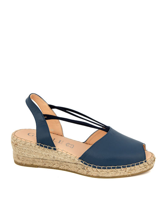 Giselle Damenplattformen Blaue