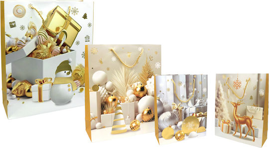 Paper Pack Χριστουγεννιάτικη Τσάντα για Δώρο Πολύχρωμη 26x10x32εκ. 12τμχ