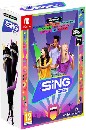 Let's Sing 2026 [+2 Mic] Switch Game