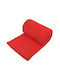 Fleece Blanket Double 220x150cm Red