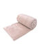 Pelzige Decke Übergröße 220x200cm Beigefarbe