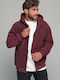 Cardigan Bărbați Fleece Roșu