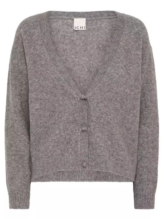 Γυναικεία Ζακέτα Dark Grey Melange