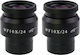 Wf10x/24 30mm – Set 2 Wide-angle Microscope Eyepieces 24 Mm Field View Diopter Adjustment Stereoscopic Microscopes