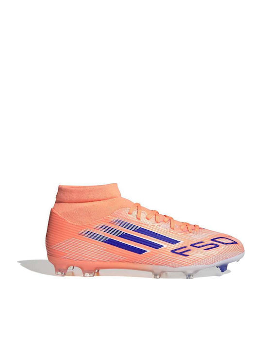 adidas F50 League JI0888 Football Shoes with Cleats Orange
