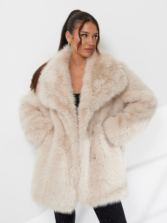 Women's Long Fur White