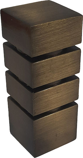 Central Home Vorhang Holz Ende Bronze 2Stück