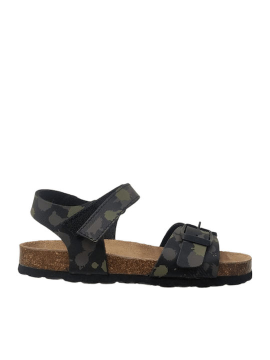 IQ Shoes Παιδικά Πέδιλα Ανατομικά Μαύρα