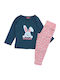 Kids' Pajamas Winter Cotton Dark Blue Usrh094